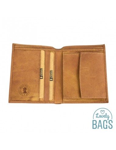 Cartera de piel con monedero Coronel Tapioca - NOBUCK