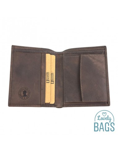 Cartera de piel con monedero Coronel Tapioca - NOBUCK