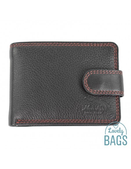 Cartera Americana d'Home amb tanca, JAGUAR - BOSTON amb Pell