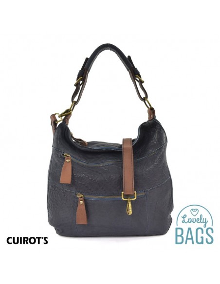 Bolso de hombro estilo Hobo, grande de Mujer, Cuirots - Piel Australia