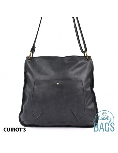 Mala Tiracolo plana Cuirots - Couro Dakota