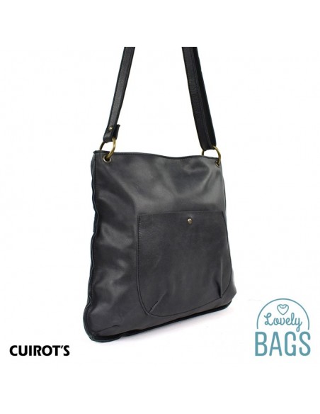 Mala Tiracolo plana Cuirots - Couro Dakota