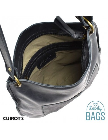 Bolso Bandolera plana de Mujer, Cuirots - fabricado en Piel Dakota