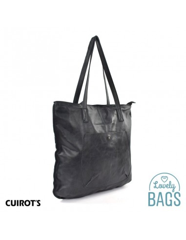 Bolso Shopper plano, grande de Mujer, Cuirots - Piel Dakota