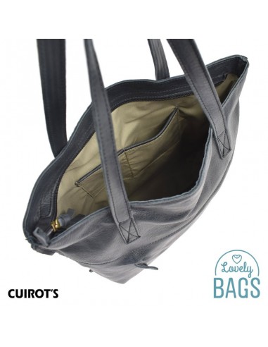 Bolso Shopper plano, grande de Mujer, Cuirots - Piel Dakota