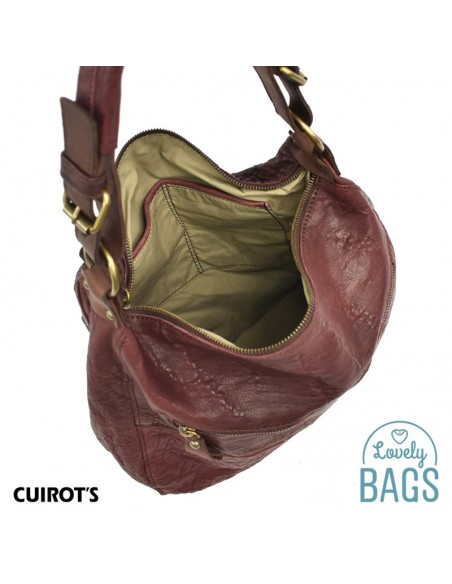 Bolso de hombro estilo Hobo, grande de Mujer, Cuirots - Piel Australia