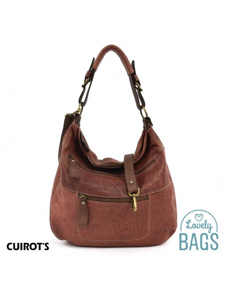 Bolso de hombro estilo Hobo, grande de Mujer, Cuirots - Piel Australia