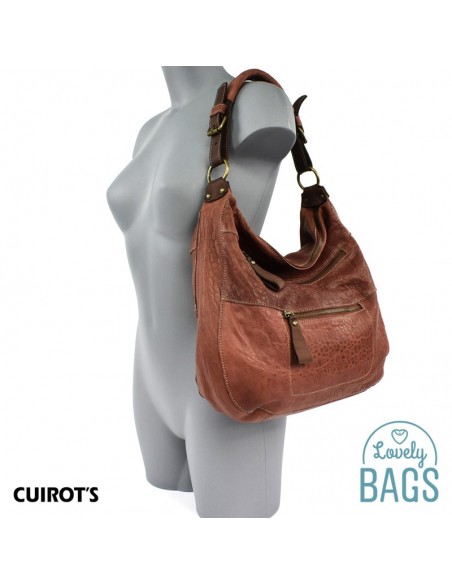 Bolsa de ombro hobo bag grande Cuirots - Pele Austrália