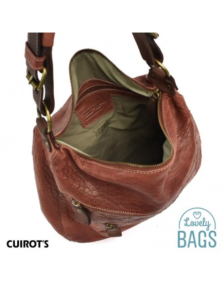 Bolso de hombro estilo Hobo, grande de Mujer, Cuirots - Piel Australia