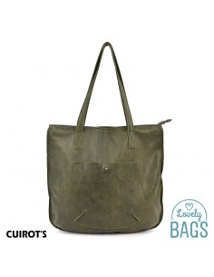 Bolso Shopper plano, grande de Mujer, Cuirots - Piel Dakota