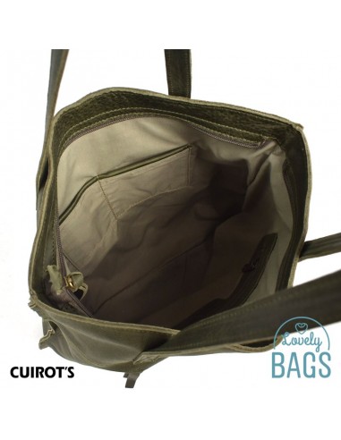 Bolso Shopper plano, grande de Mujer, Cuirots - Piel Dakota