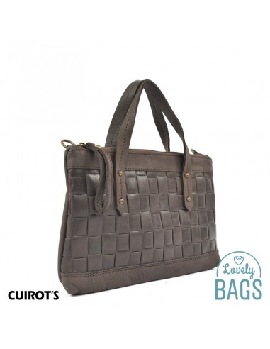 Bolso de mano, mediano de Mujer - Cuirots, Piel trenzada Maverick