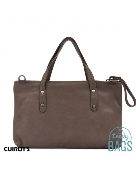 Bolso de mano, pequeño de Mujer - Cuirots, Piel trenzada Maverick