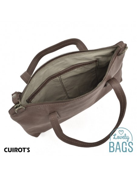 Bolso de mano, pequeño de Mujer - Cuirots, Piel trenzada Maverick