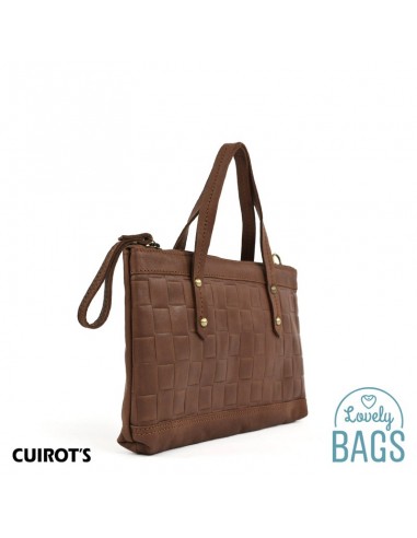 Bolso de mano, pequeño de Mujer - Cuirots, Piel trenzada Maverick