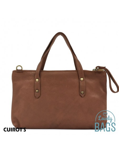 Bolso de mano, pequeño de Mujer - Cuirots, Piel trenzada Maverick