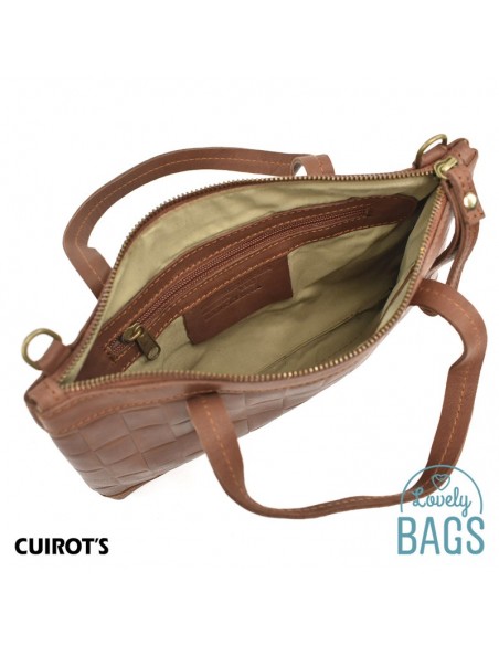 Handbag Pequena Cuirots - Couro Maverick trançado