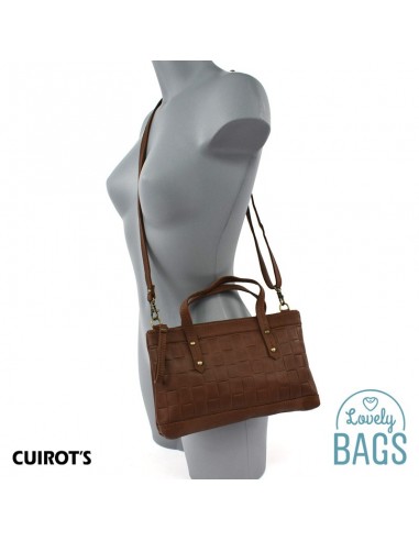 Bolso de mano, pequeño de Mujer - Cuirots, Piel trenzada Maverick