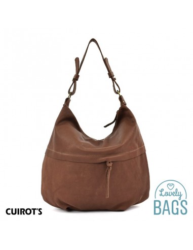 Bossa Hobo Bag pla, gran - Cuirots, pell Maverick