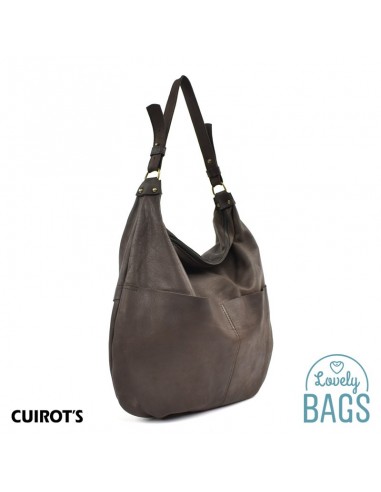 Hobo bag plana grande Cuirots - Pele Maverick