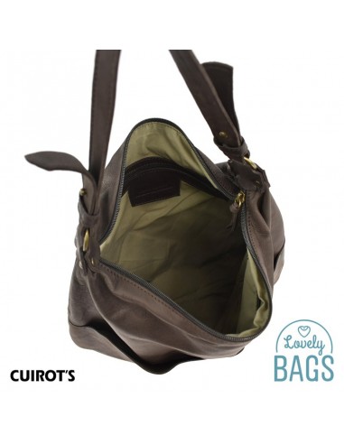 Hobo bag plana grande Cuirots - Pele Maverick