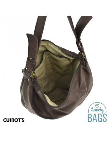 Hobo bag plana grande Cuirots - Pele Maverick