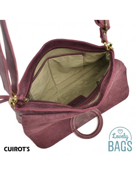 Bandolera plana, mediana de Mujer - Cuirots, Piel Dakota