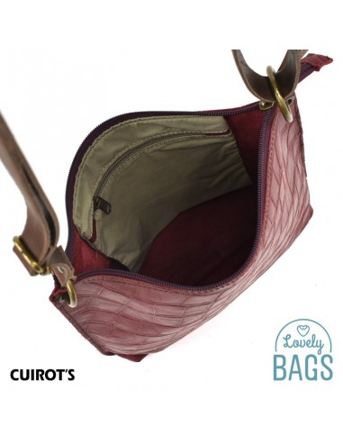 Bandolera plana, mediana de Mujer - Cuirots, Piel Coco