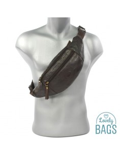 Bolsa de cintura de Pele Plana básica - Calesa