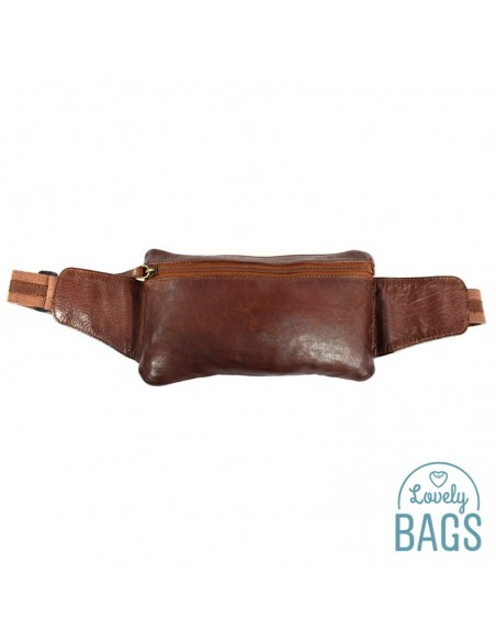 Bolsa de cintura de Pele Calesa Plana