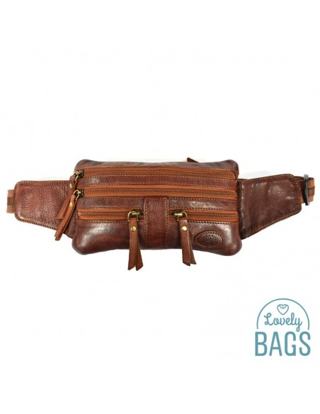 Bolsa de cintura de Pele Calesa Plana