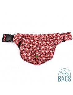 Bolsa de cintura em estampado Vermelho - Delhi