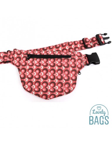 Bolsa de cintura em estampado Vermelho - Delhi