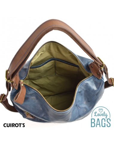 Bolso Mochila Grande Hobo Cuirots - Piel Firenze