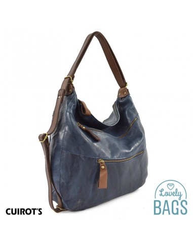 Bolso Mochila Grande Hobo Cuirots - Piel Firenze