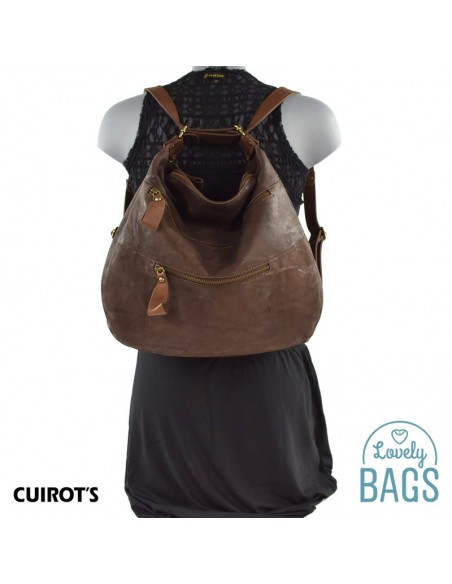 Mala Mochila Grande Cuirots - Pele Firenze