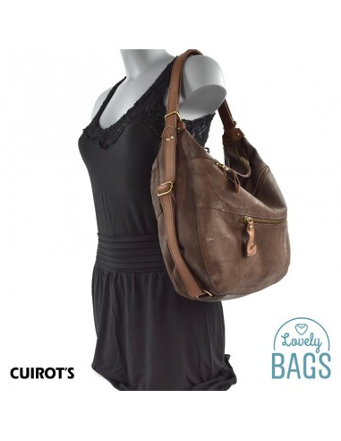 Bolso Mochila Grande Hobo Cuirots - Piel Firenze