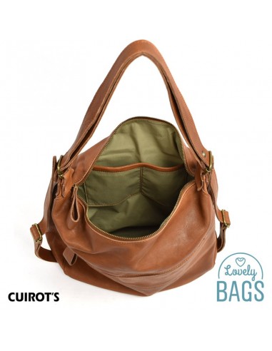 Mochila Bolso Grande Hobo Cuirots - Piel Nito dream