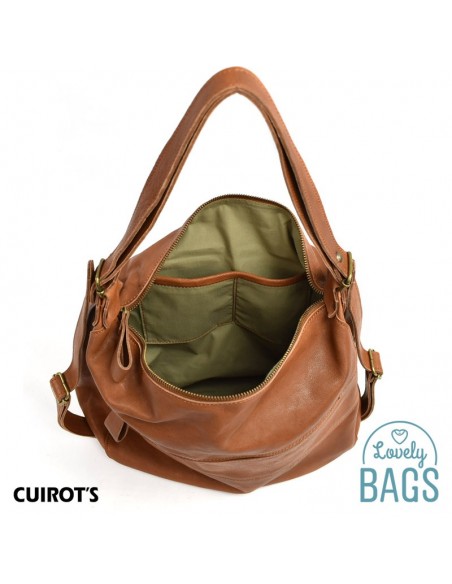 Mochila Bolso Grande Hobo Cuirots - Piel Nito dream