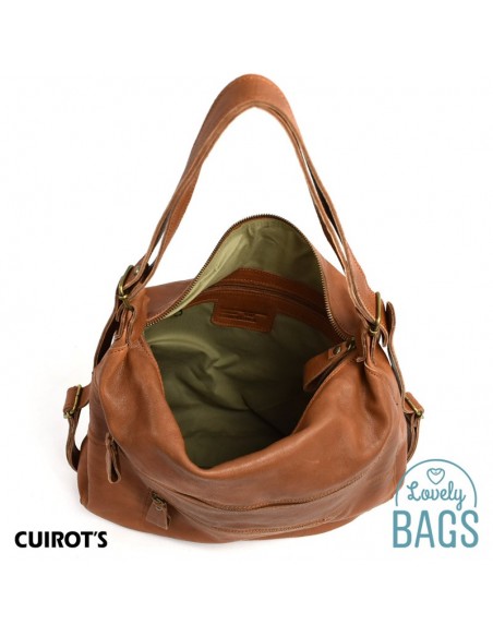 Mochila Bolso Grande Hobo Cuirots - Piel Nito dream