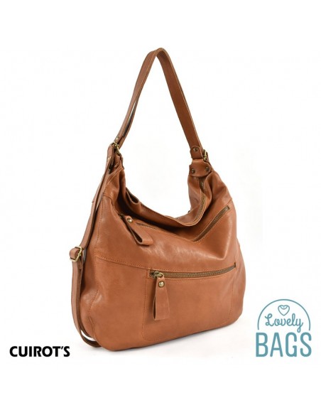 Mochila Bolso Grande Hobo Cuirots - Piel Nito dream