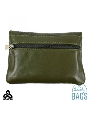 Porta moedas Lugupell verde musgo