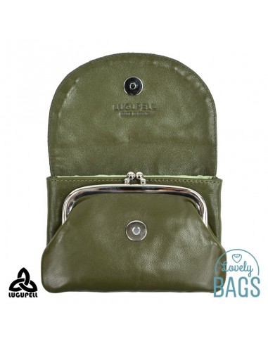 Porta moedas Lugupell verde musgo