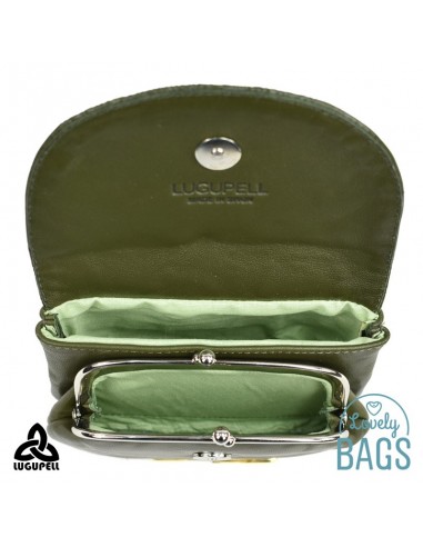 Porta moedas Lugupell verde musgo