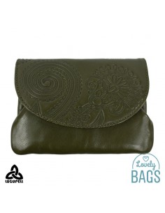 Porta moedas Lugupell verde musgo