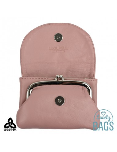 Porta moedas Lugupell rosa claro