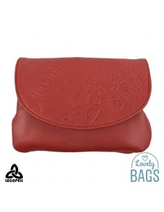 Monedero Lugupell rojo fresa