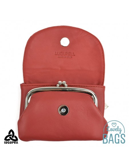 Porta moedas Lugupell vermelho morango