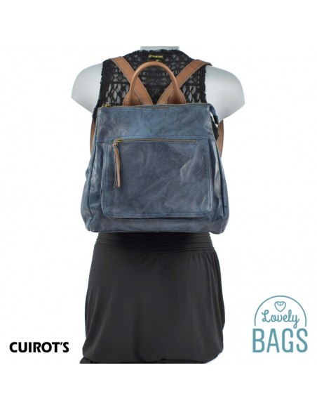 Mochila de pele Firenze Cuirots