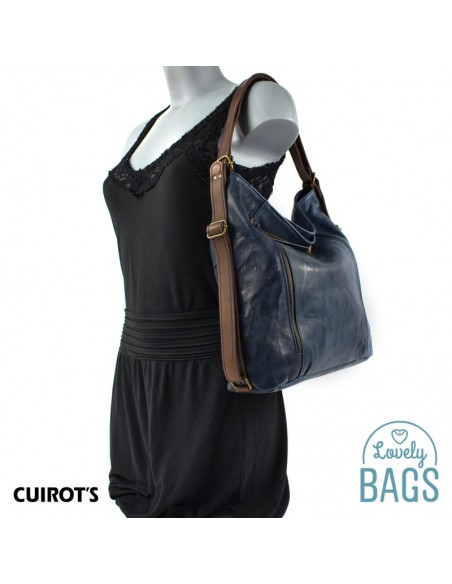 Mala Mochila Hobo Cuirots pele Firenze